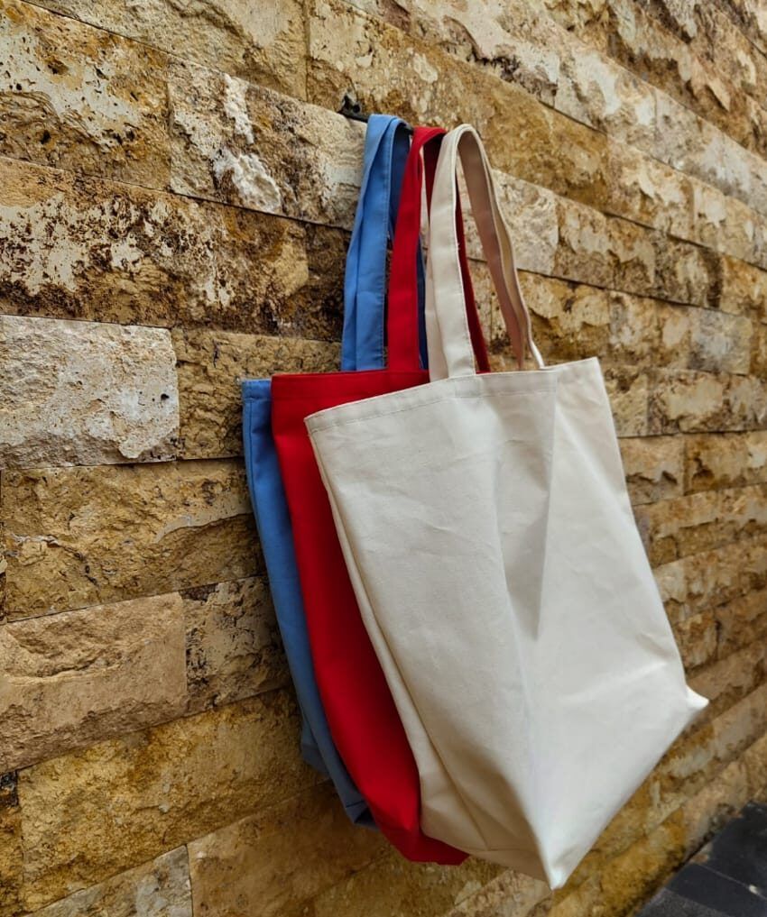 Bolsos de tela colores